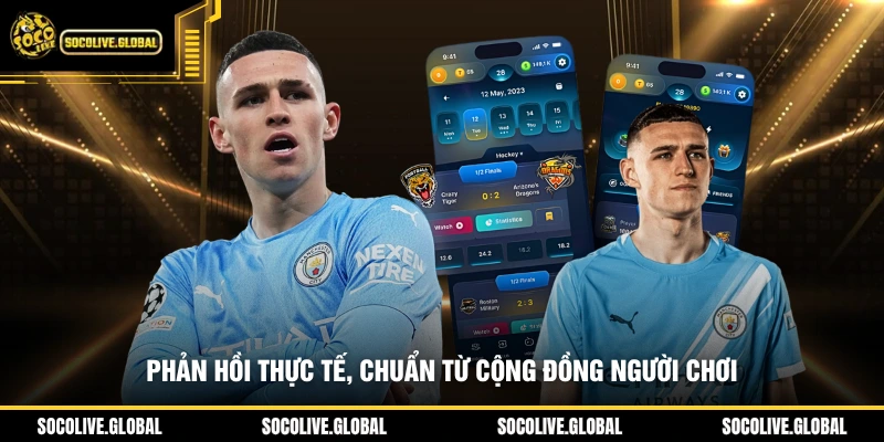 Phản hồi thực tế, chuẩn từ cộng đồng người xem